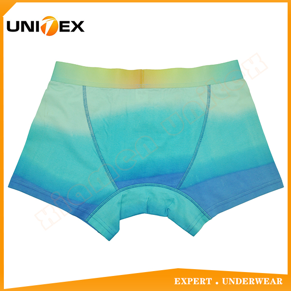 Men’s Boxer Briefs — Cotton, Discharge Print, Moisture-Wicking — central — Men's Boxers & Boxer Briefs programme — OEM & private label detail photo 2