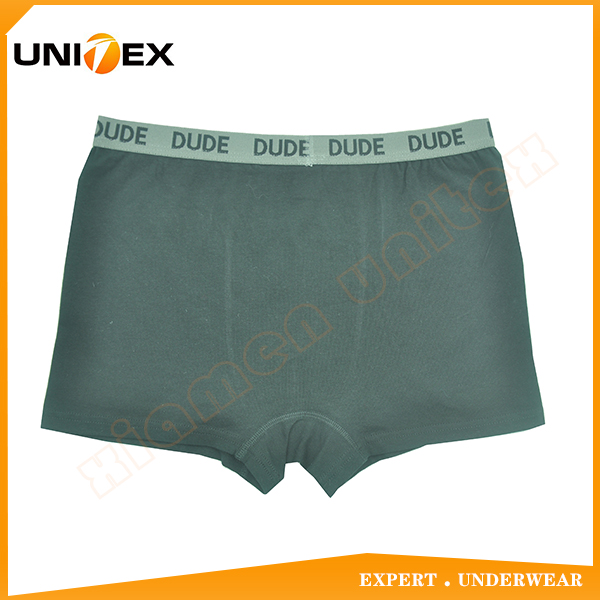 Kids’ Underwear — Cotton, Jacquard Elastic, Solid Colour — Boys' Boxers & Boxer Shorts programme — OEM & private label detail photo 2