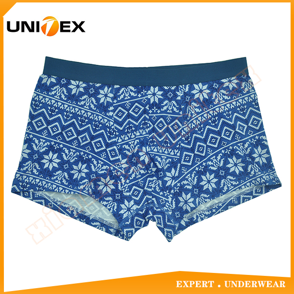 Men’s Boxer Shorts — Cotton, All-Over Print — Men's Underwear programme — OEM & private label sample photo 1