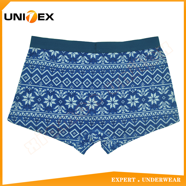 Men’s Boxer Shorts — Cotton, All-Over Print — Men's Boxers & Boxer Briefs programme — OEM & private label detail photo 2