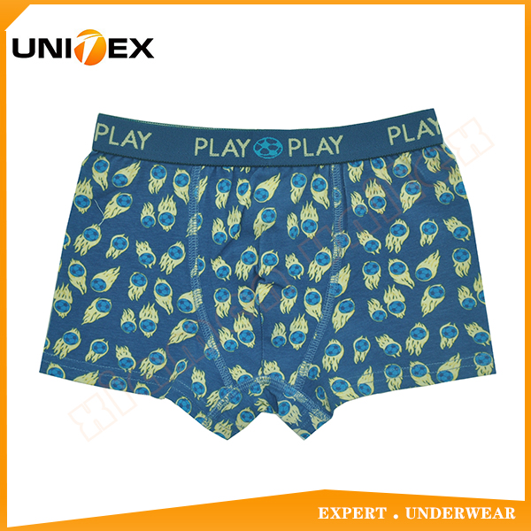 Boys’ Soft Boxer Shorts — Cotton, All-Over Print — Boys' Underwear programme — OEM & private label sample photo 1
