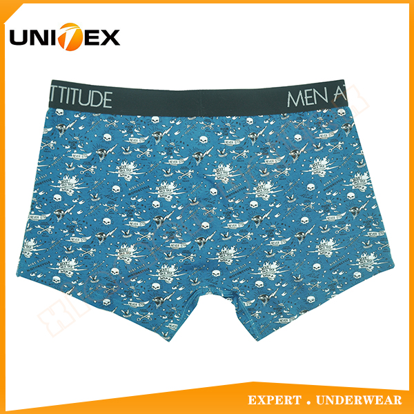 Men’s Boxer Shorts — Cotton, Custom Print — Men's Boxers & Boxer Briefs programme — OEM & private label detail photo 2