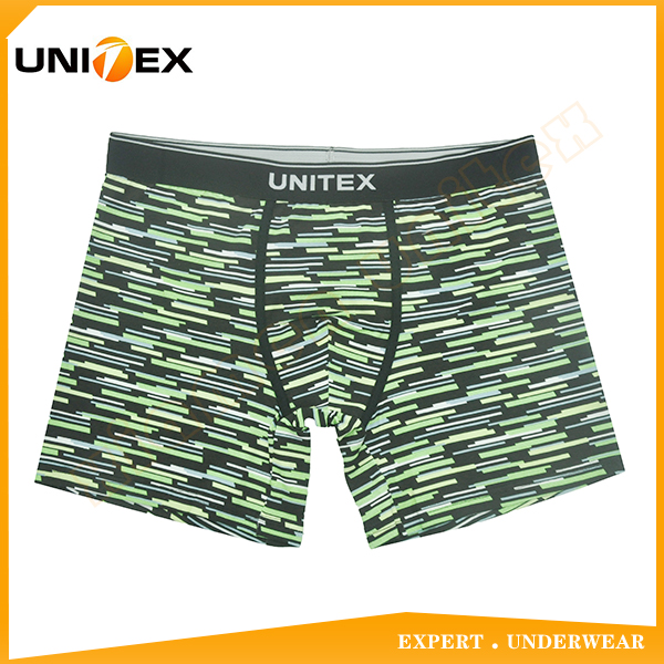 Men’s Boxer Briefs — Cotton, All-Over Print, Breathable — Men's Underwear programme — OEM & private label sample photo 1