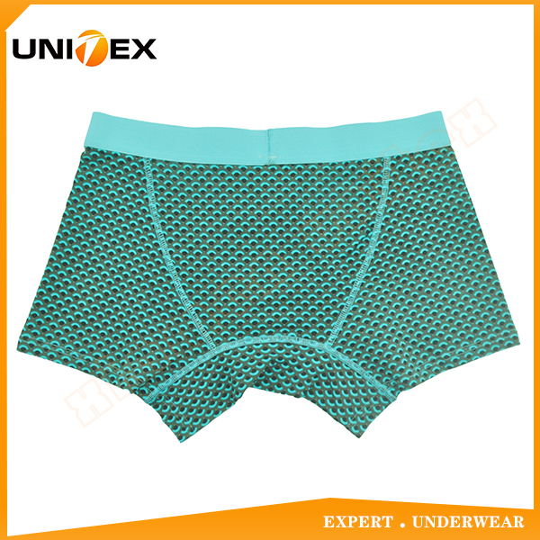 Men’s Boxer Shorts — Cotton, Reactive Print, Jacquard Elastic — Men's Boxers & Boxer Briefs programme — OEM & private label detail photo 2
