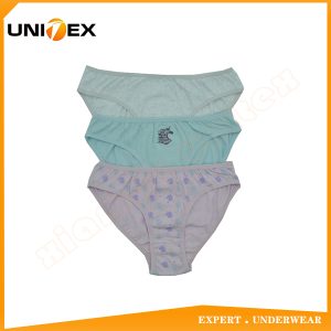 Girls’ Bikini Briefs — 3-Piece Pack, Cotton — Girls' Underwear programme — thumbnail of OEM & private label sample 1