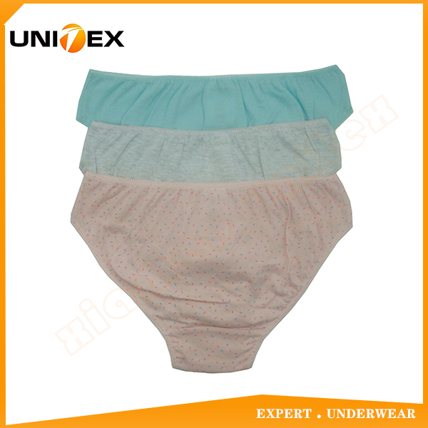 Girls’ Basic Bikini Briefs — 3-Piece Pack, Cotton, Teen — Girls' Underwear programme — OEM & private label detail photo 2
