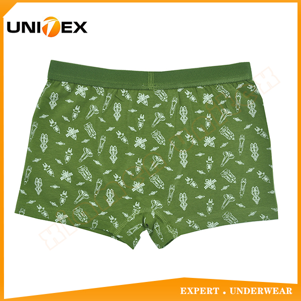 Boys’ Soft Boxer Briefs — Cotton, All-Over Print — Water-Repellent — Boys' Boxers & Boxer Shorts programme — OEM & private label detail photo 2