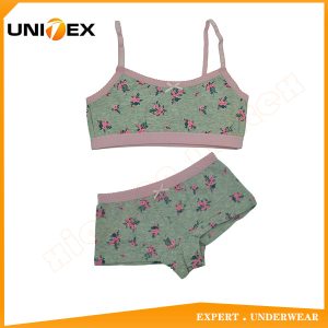 Girls’ Sports Bra — Cotton, Cute — Girls' Underwear programme — OEM & private label sample photo 1