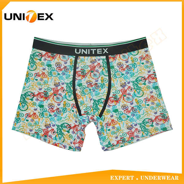 Men’s Soft Boxer Briefs — Cotton, Custom Print — Men's Boxers & Boxer Briefs programme — OEM & private label product photo 1