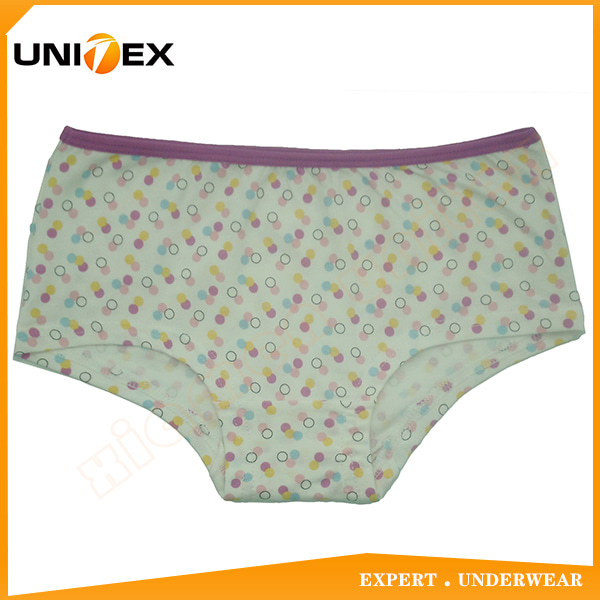 Girls’ Classic Briefs — Cotton, All-Over Print — Girls' Underwear programme — OEM & private label sample photo 1