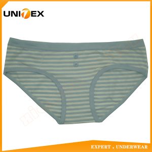 Women’s Briefs — Cotton, Yarn-Dyed Stripe — Women's Underwear programme — thumbnail of OEM & private label sample 1