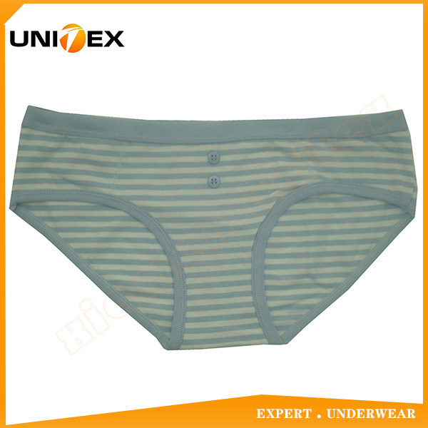 Women’s Briefs — Cotton, Yarn-Dyed Stripe — Women's Underwear programme — OEM & private label sample photo 1