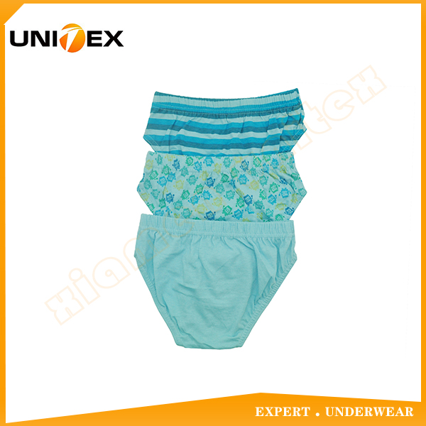 Boys’ Classic Briefs — 3-Piece Pack, Cotton, Custom Print — Teen Range — Boys' Briefs & Thongs programme — OEM & private label detail photo 2