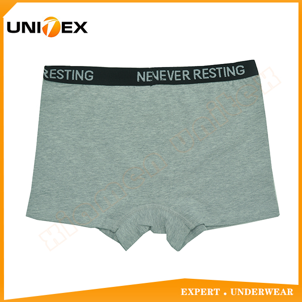 Boys’ Classic Boxer Briefs — Cotton, Jacquard Elastic, Teen — Boys' Boxers & Boxer Shorts programme — OEM & private label detail photo 2