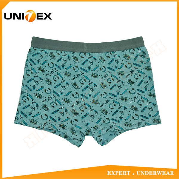 Boys’ Underwear — Cotton, Custom Print, Teen — Boys' Boxers & Boxer Shorts programme — OEM & private label detail photo 2