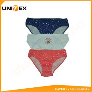 Kids’ Soft Underwear — 3-Piece Pack, Cotton, Custom Print — Girls' Underwear programme — thumbnail of OEM & private label sample 1