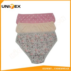 Girls’ Bikini Briefs — 3-Piece Pack, Cotton, Custom Print — Girls' Underwear programme — thumbnail of OEM & private label sample 2