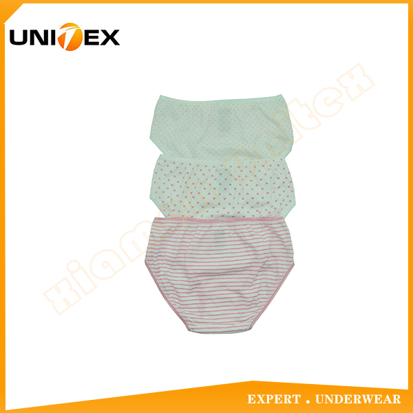 Girls’ Bikini Briefs — 3-Piece Pack, Cotton, Custom Print — sweet — Girls' Underwear programme — OEM & private label detail photo 2