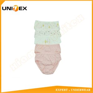 Girls’ Soft Bikini Briefs — 5-Piece Pack, Cotton, Custom Print — Girls' Underwear programme — thumbnail of OEM & private label sample 1