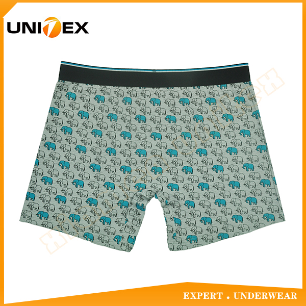 Men’s Underwear — Cotton, All-Over Print, Jacquard Elastic — Men's Boxers & Boxer Briefs programme — OEM & private label detail photo 2