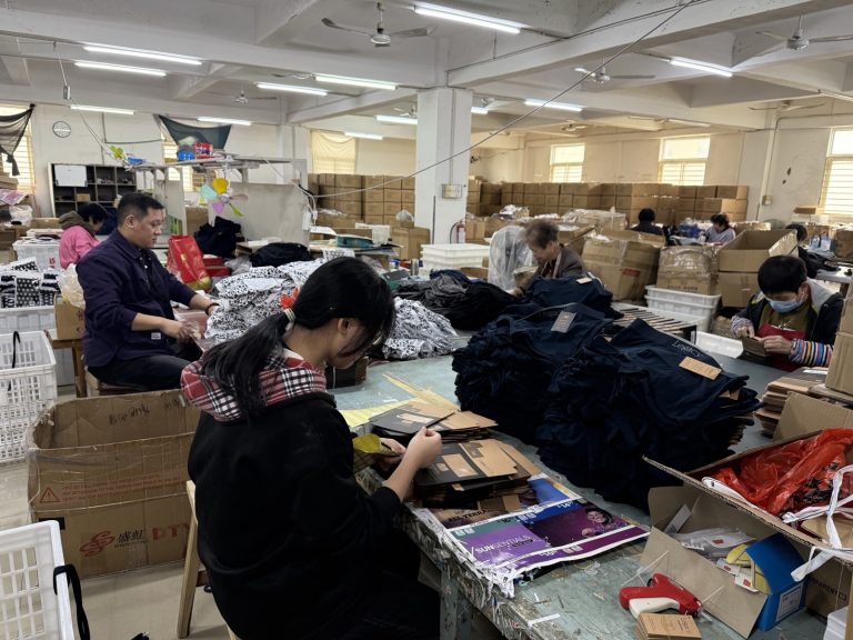 Retail-ready polybags with barcodes and buyer branding