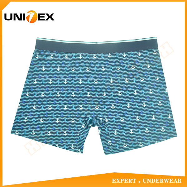 Men’s Boxer Briefs — Cotton, Custom Print, Jacquard Elastic — Comfort — Men's Boxers & Boxer Briefs programme — OEM & private label detail photo 2