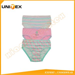 Kids’ Underwear — 3-Piece Pack, Cotton, Custom Print — Girls' Underwear programme — thumbnail of OEM & private label sample 1