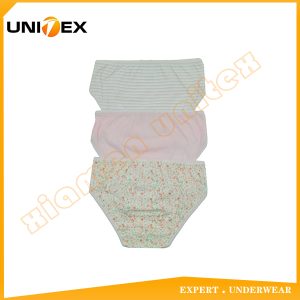 Girls’ Briefs — 3-Piece Pack, Cotton, Custom Print — unitexunderwear — Girls' Underwear programme — thumbnail of OEM & private label sample 2