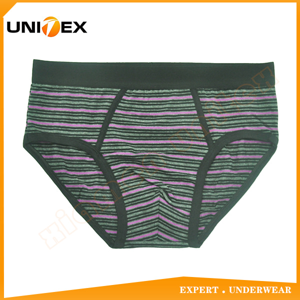 Men’s Soft Underwear — Cotton, Yarn-Dyed Stripe — Men's Underwear programme — OEM & private label sample photo 1