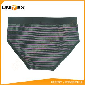 Men’s Soft Underwear — Cotton, Yarn-Dyed Stripe — Men's Briefs programme — thumbnail of OEM & private label sample 2