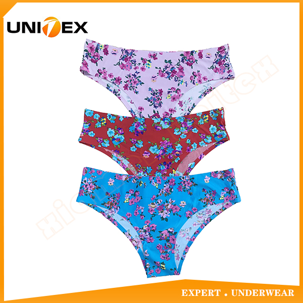 Women’s Briefs — 3-Piece Pack, Nylon, Custom Print — Women's Underwear programme — OEM & private label sample photo 1