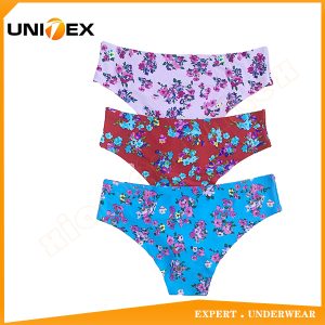 Women’s Briefs — 3-Piece Pack, Nylon, Custom Print — Women's Underwear programme — thumbnail of OEM & private label sample 2