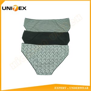 Women’s Briefs — 3-Piece Pack, Cotton, Custom Print — Women's Underwear programme — thumbnail of OEM & private label sample 2