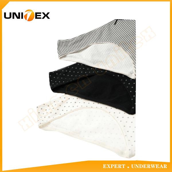 Women’s Briefs — 3-Piece Pack, Cotton/Spandex, Custom Print, Allover — Women's Underwear programme — OEM & private label detail photo 2