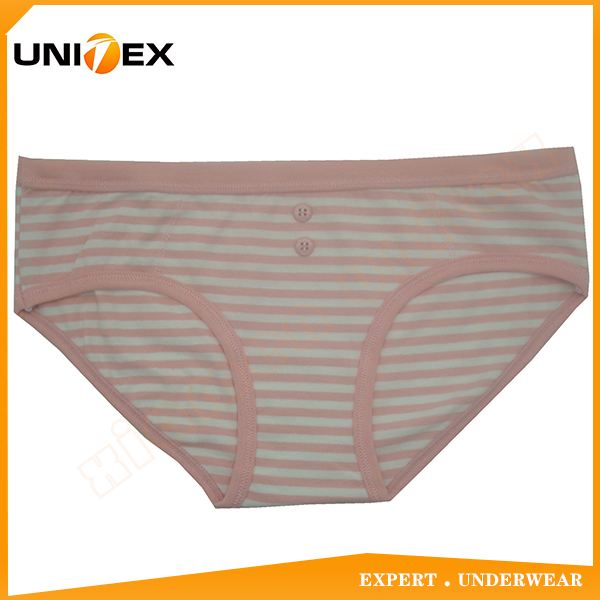Women’s Briefs — Cotton, Yarn-Dyed Stripe — panties — Women's Underwear programme — OEM & private label sample photo 1