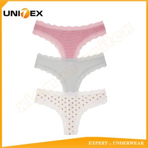 Women’s Briefs — 3-Piece Pack, Lace, Custom Print — Women's Underwear programme — thumbnail of OEM & private label sample 1