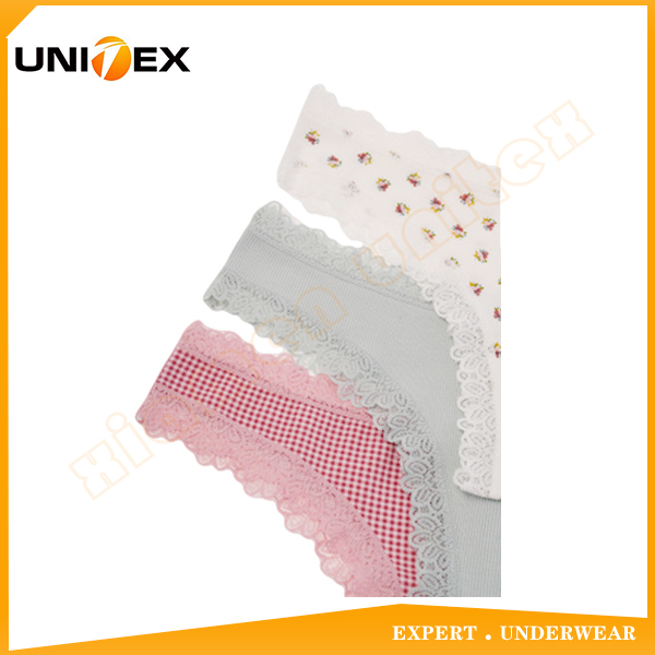 Women’s Briefs — 3-Piece Pack, Lace, Custom Print — Women's Underwear programme — OEM & private label detail photo 2