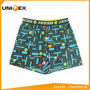 Men’s Underwear — Cotton, Reactive Print, Jacquard Elastic — young — Men's Boxers & Boxer Briefs programme — thumbnail of OEM & private label sample 1